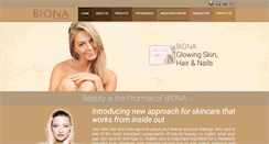 Desktop Screenshot of bionabeauty.com